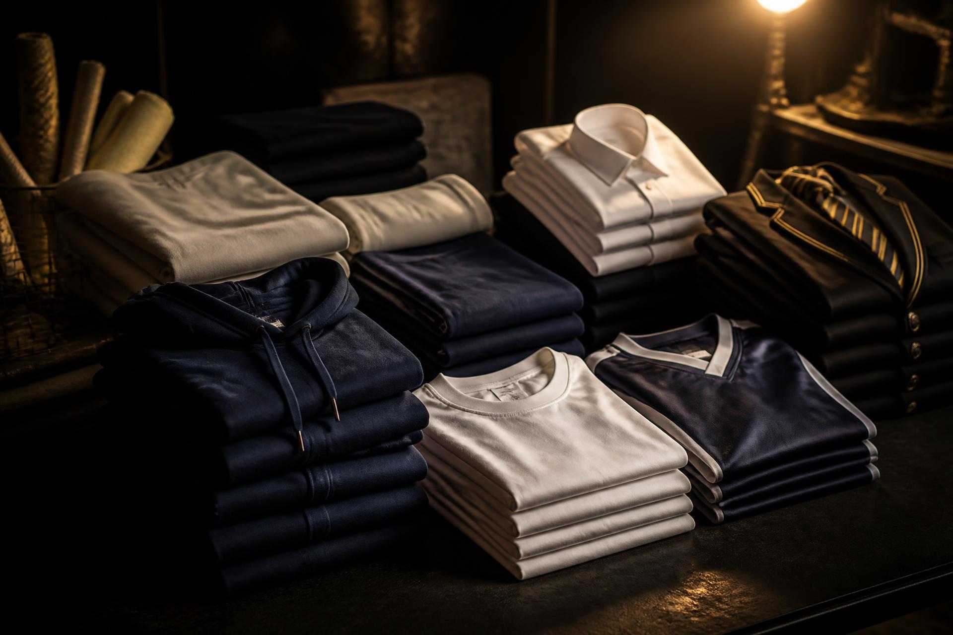Custom manufactured apparel — hoodies, t-shirts, uniforms and sportswear